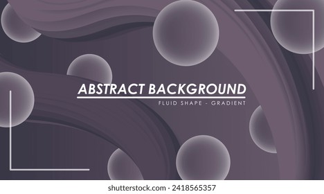 Vector Fluid Abstract Gradient Background 