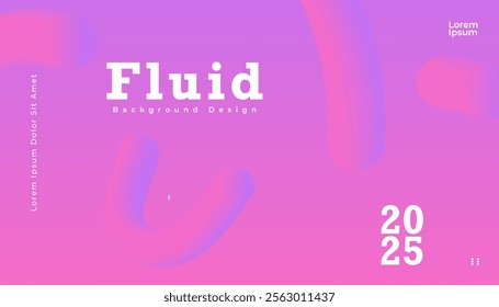 Vector fluid background, duo-tone, harmonious color gradient. Minimalist and elegant style for your page needs