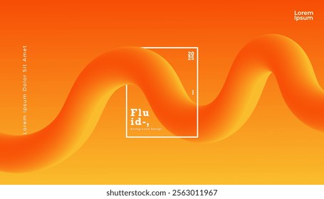 Vector fluid background, duo-tone, harmonious color gradient. Minimalist and elegant style for your page needs