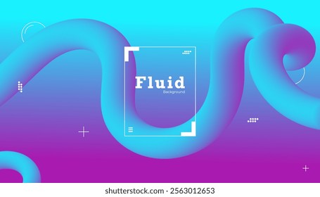 Vector fluid background, duo-tone, harmonious color gradient. Minimalist and elegant style for your page needs