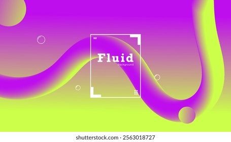 Vector fluid background, duo-tone, harmonious color gradient. Minimalist and elegant style for your page needs