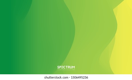 Vector fluid color blend spectrum background. Liquid color flow. trendy warped vibrant surface. Colorful flux wave. Gradient transitions poster. For covers, presentations, designs.