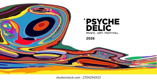 Vector of fluid groovy hippie 70s backgrounds. swirl, twirl pattern. Y2k aesthetic. Social Media Stories Template, distorted and Twisted texture in trendy retro psychedelic style for music and art