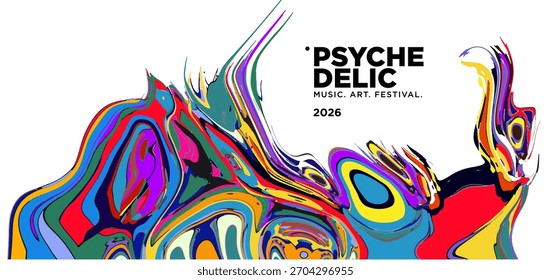 Vector of fluid groovy hippie 70s backgrounds. swirl, twirl pattern. Y2k aesthetic. Social Media Stories Template, distorted and Twisted texture in trendy retro psychedelic style for music and art