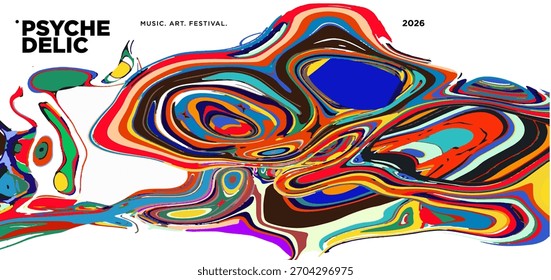 Vector of fluid groovy hippie 70s backgrounds. swirl, twirl pattern. Y2k aesthetic. Social Media Stories Template, distorted and Twisted texture in trendy retro psychedelic style for music and art
