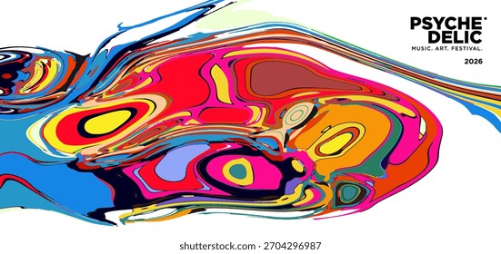 Vetor de fluido groovy hippie 70s fundos. redemoinho, padrão de redemoinho. Estética Y2k. Social Media Stories Modelo, textura distorcida e trançada em estilo psicodélico retrô moderno para música e arte