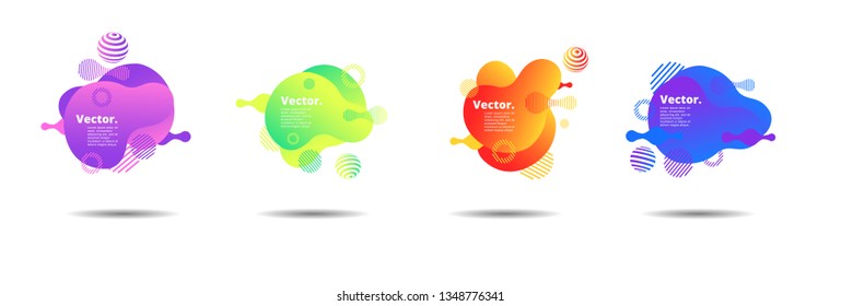 Vector fluid for text Vector graphics for hipsters. dynamic frame stylish geometric black background. element for design business cards, invitations, gift cards, flyers, brochures and landing page