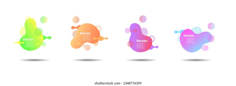 Vector fluid for text Vector graphics for hipsters. dynamic frame stylish geometric black background. element for design business cards, invitations, gift cards, flyers, brochures and landing page
