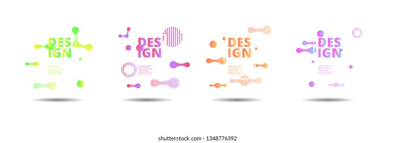 Vector fluid for text Vector graphics for hipsters. dynamic frame stylish geometric black background. element for design business cards, invitations, gift cards, flyers, brochures and landing page