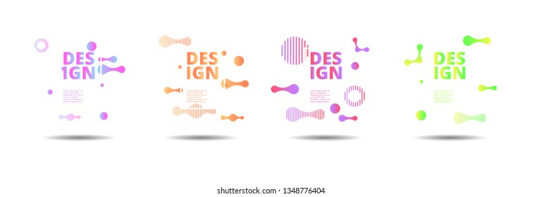 Vector fluid for text Vector graphics for hipsters. dynamic frame stylish geometric black background. element for design business cards, invitations, gift cards, flyers, brochures and landing page
