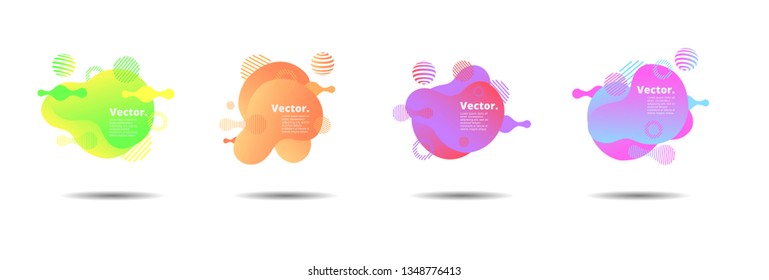 Vector fluid for text Vector graphics for hipsters. dynamic frame stylish geometric black background. element for design business cards, invitations, gift cards, flyers, brochures and landing page