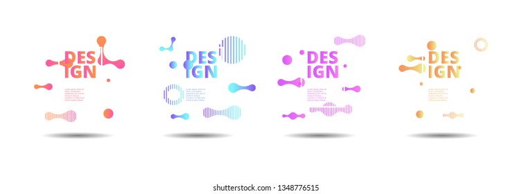 Vector fluid for text Vector graphics for hipsters. dynamic frame stylish geometric black background. element for design business cards, invitations, gift cards, flyers, brochures and landing page