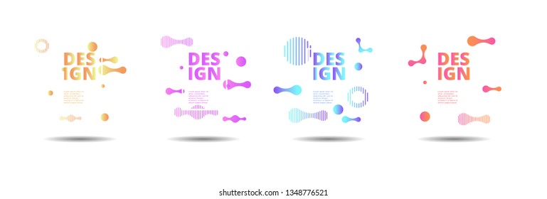 Vector fluid for text Vector graphics for hipsters. dynamic frame stylish geometric black background. element for design business cards, invitations, gift cards, flyers, brochures and landing page