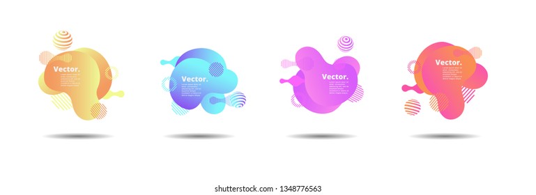 Vector fluid for text Vector graphics for hipsters. dynamic frame stylish geometric black background. element for design business cards, invitations, gift cards, flyers, brochures and landing page