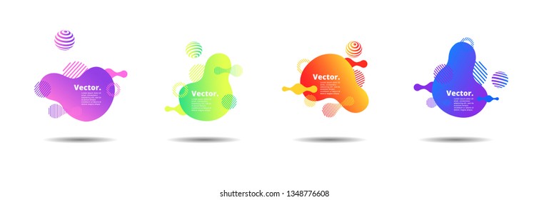 Vector fluid for text Vector graphics for hipsters. dynamic frame stylish geometric black background. element for design business cards, invitations, gift cards, flyers, brochures and landing page