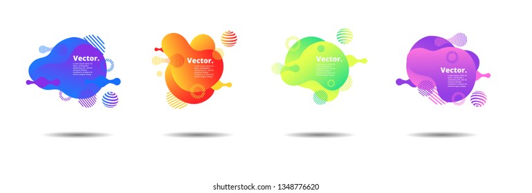 Vector fluid for text Vector graphics for hipsters. dynamic frame stylish geometric black background. element for design business cards, invitations, gift cards, flyers, brochures and landing page