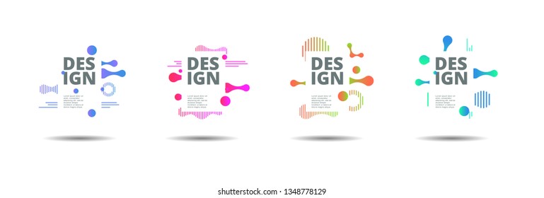 Vector fluid for text Vector graphics for hipsters. dynamic frame stylish geometric black background. element for design business cards, invitations, gift cards, flyers, brochures and landing page