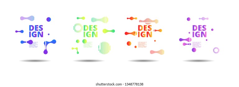 Vector fluid for text Vector graphics for hipsters. dynamic frame stylish geometric black background. element for design business cards, invitations, gift cards, flyers, brochures and landing page