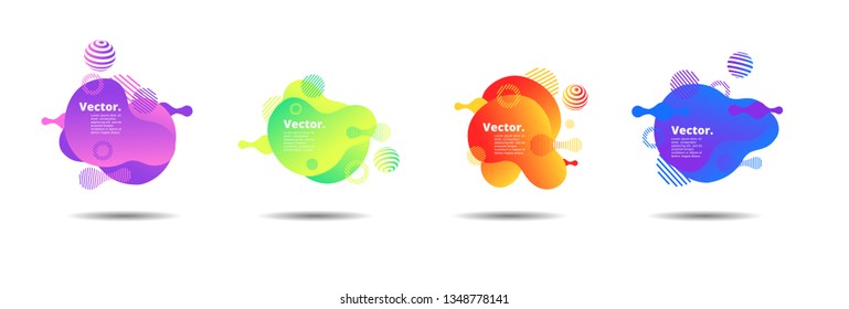 Vector fluid for text Vector graphics for hipsters. dynamic frame stylish geometric black background. element for design business cards, invitations, gift cards, flyers, brochures and landing page