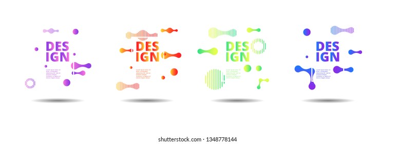 Vector fluid for text Vector graphics for hipsters. dynamic frame stylish geometric black background. element for design business cards, invitations, gift cards, flyers, brochures and landing page