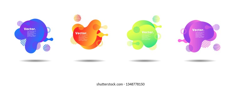 Vector fluid for text Vector graphics for hipsters. dynamic frame stylish geometric black background. element for design business cards, invitations, gift cards, flyers, brochures and landing page