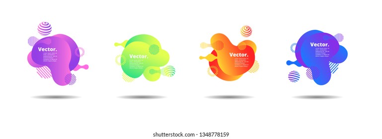 Vector fluid for text Vector graphics for hipsters. dynamic frame stylish geometric black background. element for design business cards, invitations, gift cards, flyers, brochures and landing page