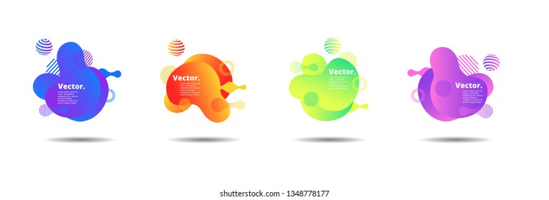 Vector fluid for text Vector graphics for hipsters. dynamic frame stylish geometric black background. element for design business cards, invitations, gift cards, flyers, brochures and landing page