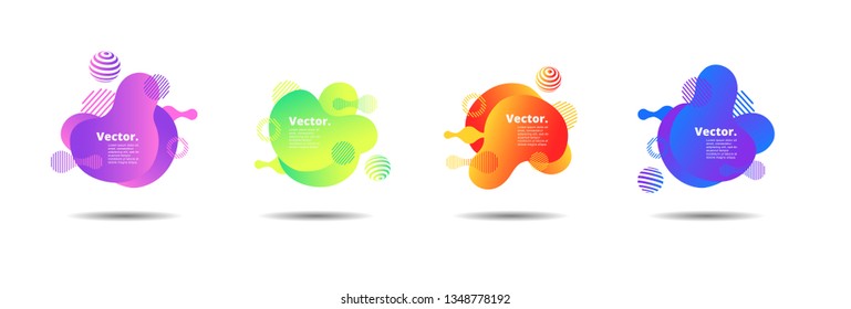 Vector fluid for text Vector graphics for hipsters. dynamic frame stylish geometric black background. element for design business cards, invitations, gift cards, flyers, brochures and landing page