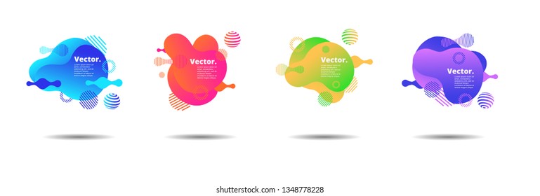 Vector fluid for text Vector graphics for hipsters. dynamic frame stylish geometric black background. element for design business cards, invitations, gift cards, flyers, brochures and landing page