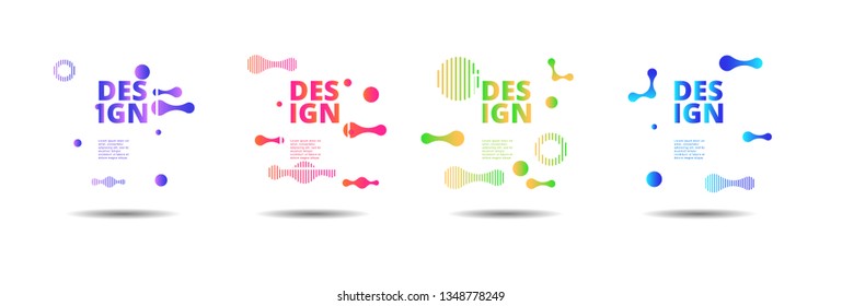Vector fluid for text Vector graphics for hipsters. dynamic frame stylish geometric black background. element for design business cards, invitations, gift cards, flyers, brochures and landing page
