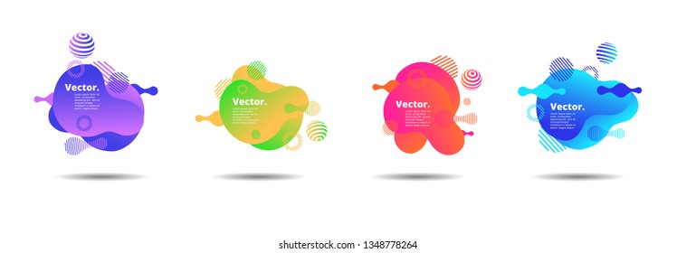 Vector fluid for text Vector graphics for hipsters. dynamic frame stylish geometric black background. element for design business cards, invitations, gift cards, flyers, brochures and landing page
