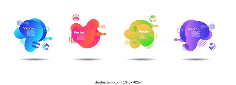 Vector fluid for text Vector graphics for hipsters. dynamic frame stylish geometric black background. element for design business cards, invitations, gift cards, flyers, brochures and landing page