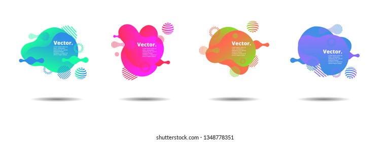 Vector fluid for text Vector graphics for hipsters. dynamic frame stylish geometric black background. element for design business cards, invitations, gift cards, flyers, brochures and landing page