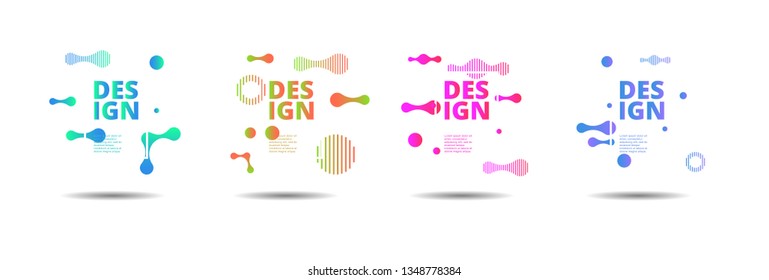Vector fluid for text Vector graphics for hipsters. dynamic frame stylish geometric black background. element for design business cards, invitations, gift cards, flyers, brochures and landing page