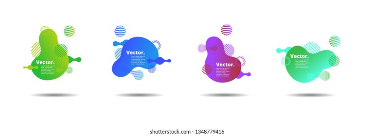 Vector fluid for text Vector graphics for hipsters. dynamic frame stylish geometric black background. element for design business cards, invitations, gift cards, flyers, brochures and landing page