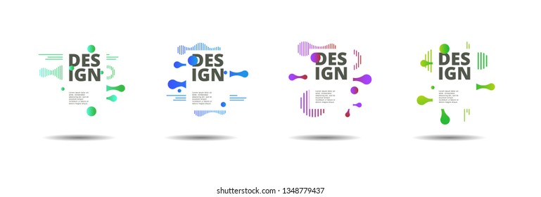 Vector fluid for text Vector graphics for hipsters. dynamic frame stylish geometric black background. element for design business cards, invitations, gift cards, flyers, brochures and landing page
