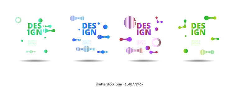 Vector fluid for text Vector graphics for hipsters. dynamic frame stylish geometric black background. element for design business cards, invitations, gift cards, flyers, brochures and landing page