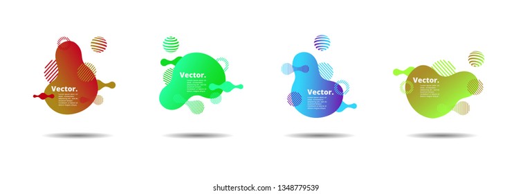 Vector fluid for text Vector graphics for hipsters. dynamic frame stylish geometric black background. element for design business cards, invitations, gift cards, flyers, brochures and landing page