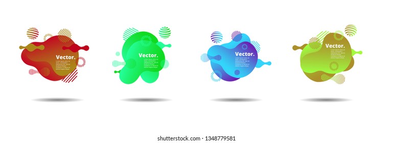 Vector fluid for text Vector graphics for hipsters. dynamic frame stylish geometric black background. element for design business cards, invitations, gift cards, flyers, brochures and landing page