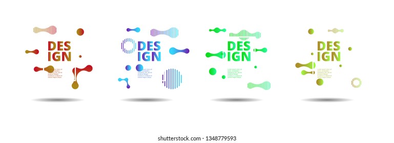 Vector fluid for text Vector graphics for hipsters. dynamic frame stylish geometric black background. element for design business cards, invitations, gift cards, flyers, brochures and landing page