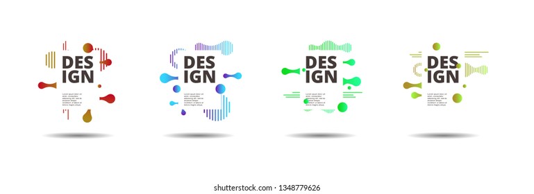 Vector fluid for text Vector graphics for hipsters. dynamic frame stylish geometric black background. element for design business cards, invitations, gift cards, flyers, brochures and landing page