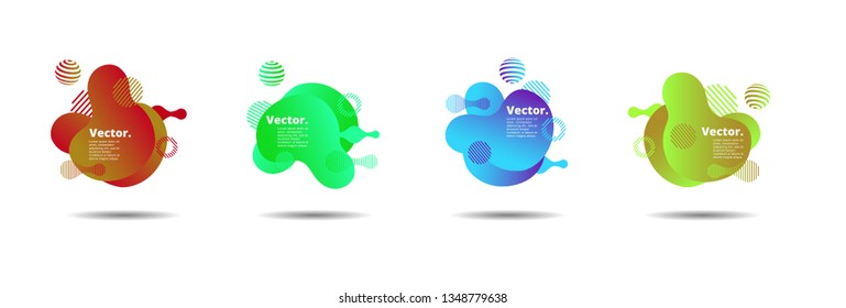 Vector fluid for text Vector graphics for hipsters. dynamic frame stylish geometric black background. element for design business cards, invitations, gift cards, flyers, brochures and landing page