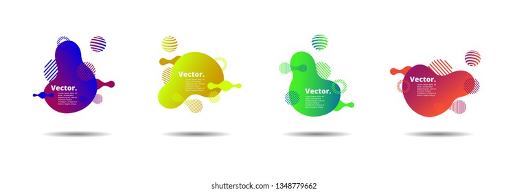 Vector fluid for text Vector graphics for hipsters. dynamic frame stylish geometric black background. element for design business cards, invitations, gift cards, flyers, brochures and landing page