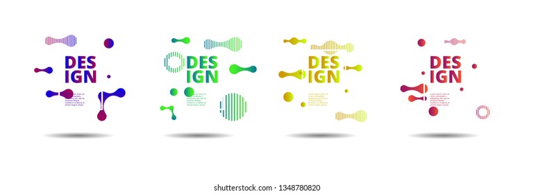 Vector fluid for text Vector graphics for hipsters. dynamic frame stylish geometric black background. element for design business cards, invitations, gift cards, flyers, brochures and landing page
