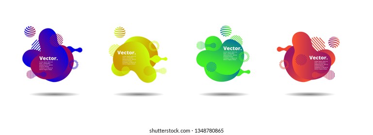 Vector fluid for text Vector graphics for hipsters. dynamic frame stylish geometric black background. element for design business cards, invitations, gift cards, flyers, brochures and landing page