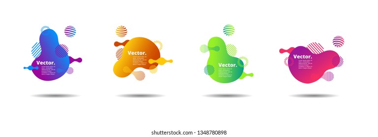 Vector fluid for text Vector graphics for hipsters. dynamic frame stylish geometric black background. element for design business cards, invitations, gift cards, flyers, brochures and landing page