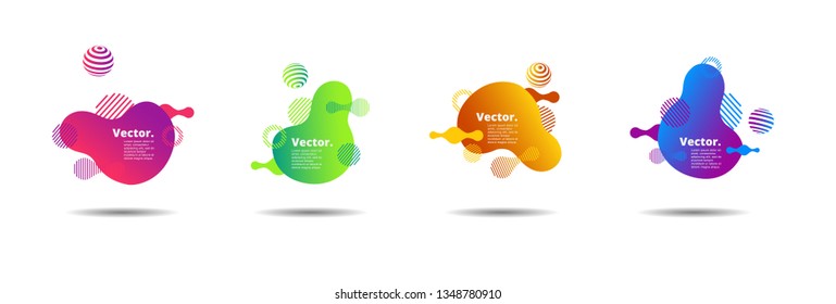 Vector fluid for text Vector graphics for hipsters. dynamic frame stylish geometric black background. element for design business cards, invitations, gift cards, flyers, brochures and landing page