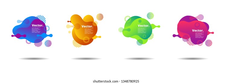 Vector fluid for text Vector graphics for hipsters. dynamic frame stylish geometric black background. element for design business cards, invitations, gift cards, flyers, brochures and landing page