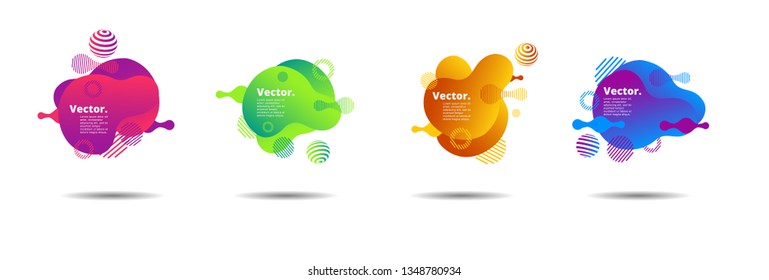Vector fluid for text Vector graphics for hipsters. dynamic frame stylish geometric black background. element for design business cards, invitations, gift cards, flyers, brochures and landing page