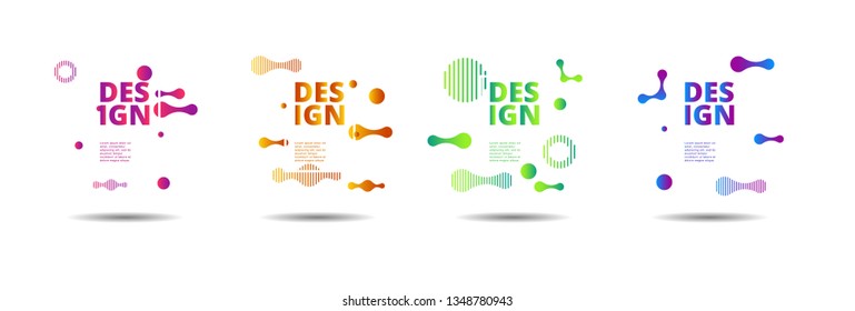 Vector fluid for text Vector graphics for hipsters. dynamic frame stylish geometric black background. element for design business cards, invitations, gift cards, flyers, brochures and landing page
